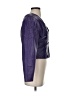 Chia 100% Leather Purple Leather Jacket Size S - photo 4