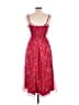 Lulus 100% Polyester Paisley Red Cocktail Dress Size S - photo 2