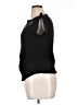 IRO 100% Viscose Black 3/4 Sleeve Blouse Size 16 - photo 5