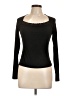 BCBGMAXAZRIA Black Long Sleeve Top Size L - photo 1