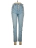 Ann Taylor LOFT Solid Blue Jeans Size 30 waist - photo 1