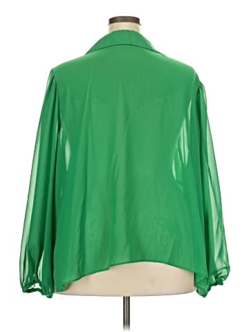 ELOQUII 3/4 Sleeve Blouse (view 2)