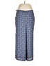 Max Studio Print Blue Casual Pants Size 1X - photo 1