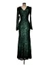 Xscape 100% Polyester Green Cocktail Dress Size 8 - photo 2