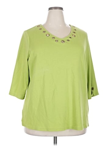 Quacker Factory 3/4 Sleeve Top (view 1)