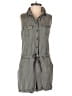 Universal Thread 100% Lyocell Solid Gray Romper Size XS - photo 1
