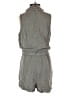 Universal Thread 100% Lyocell Solid Gray Romper Size XS - photo 2