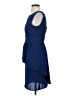 BCBGMAXAZRIA Solid Blue Cocktail Dress Size 2 - photo 5