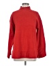 Tahari Solid Red Turtleneck Sweater Size M - photo 1