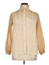 Evan Picone 100% Polyester Polka Dots Tan 3/4 Sleeve Blouse Size 14 - photo 1
