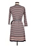 Max Studio Print Brown Casual Dress Size M - photo 2