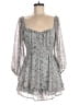 She + Sky 100% Polyester Gray Blue Romper Size M - photo 1
