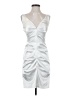 Onyx Nite Silver Cocktail Dress Size 4 - photo 1