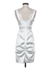 Onyx Nite Silver Cocktail Dress Size 4 - photo 2