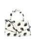 Aldo 100% Leather Print Ivory Leather Satchel One size - photo 1