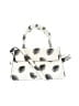 Aldo 100% Leather Print Ivory Leather Satchel One size - photo 3