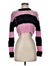 Shein 100% Polyester Stripes Pink Pullover Sweater Size 4 - photo 1
