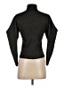 A.L.C. Metallic Black Turtleneck Sweater Size S - photo 2