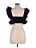 Shein Curve 100% Polyester Black Short Sleeve Top Size 12 Plus (0) - photo 2
