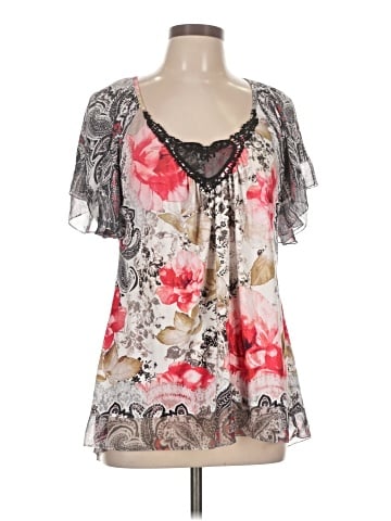 Energie Short Sleeve Blouse (view 1)