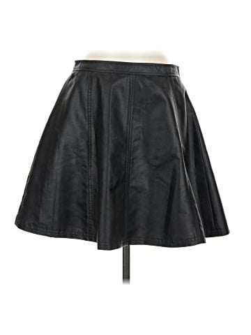 Halogen Faux Leather Skirt (view 1)
