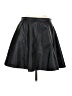 Halogen 100% Polyester Solid Black Faux Leather Skirt Size 6 - photo 1