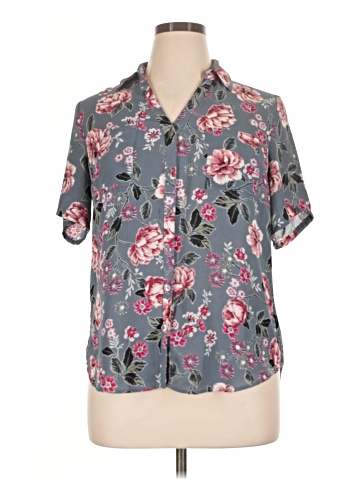 Iz Byer Short Sleeve Blouse (view 1)