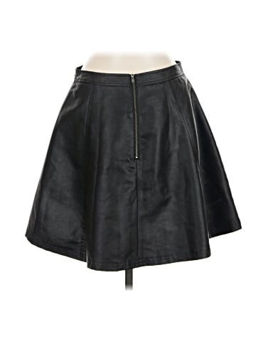 Halogen Faux Leather Skirt (view 2)