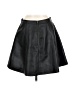 Halogen 100% Polyester Solid Black Faux Leather Skirt Size 6 - photo 2