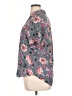 Iz Byer 100% Polyester Floral Gray Short Sleeve Blouse Size XL - photo 5