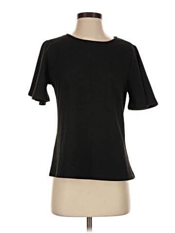 Blue Tassel Short Sleeve Top (view 1)