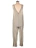 Final Touch Solid Gray Jumpsuit Size S - photo 2