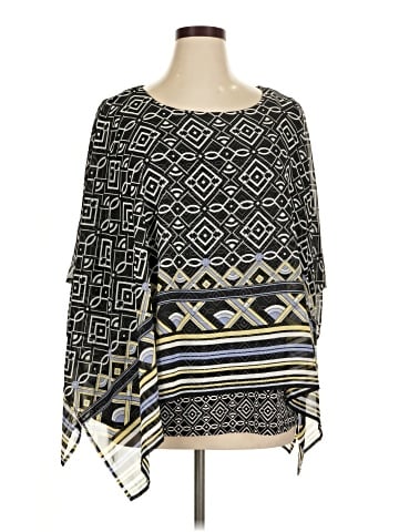 JM Collection Long Sleeve Blouse (view 1)