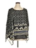JM Collection Black Long Sleeve Blouse Size XL - photo 1