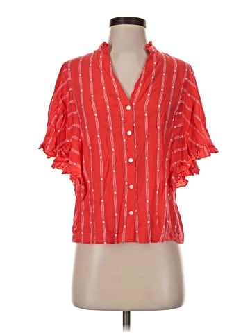 Maeve by Anthropologie Short Sleeve Blouse (view 1)
