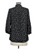 Heart Soul 100% Polyester Polka Dots Black 3/4 Sleeve Blouse Size M - photo 2