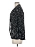 Heart Soul 100% Polyester Polka Dots Black 3/4 Sleeve Blouse Size M - photo 5