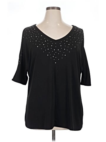 Belldini Short Sleeve Blouse (view 1)