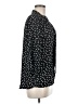 Heart Soul 100% Polyester Polka Dots Black 3/4 Sleeve Blouse Size M - photo 4