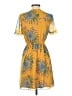 Madewell 100% Polyester Tropical Yellow Cocktail Dress Size 00 - photo 2
