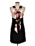 Mango Solid Black Casual Dress Size 6 - photo 2