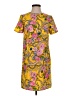 ASOS 100% Polyester Paisley Yellow Casual Dress Size 2 - photo 1