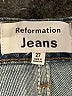 Reformation Jeans Blue Jeans Size 27 waist - photo 6