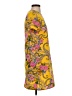 ASOS 100% Polyester Paisley Yellow Casual Dress Size 2 - photo 4