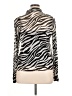 DKNYC 100% Polyester Animal Print Silver Long Sleeve Blouse Size XL - photo 2