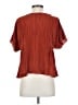 Madewell 100% Polyester Orange Short Sleeve Blouse Size S - photo 2