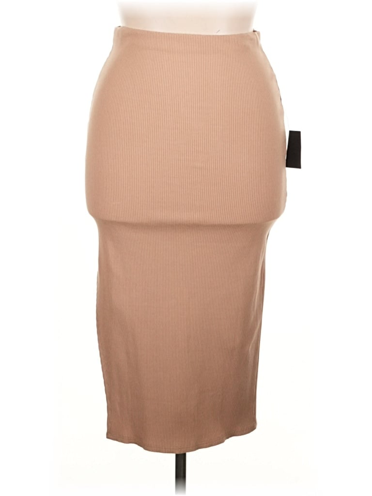 Pre-owned Lulus Casual Skirt In Tan