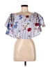 Assorted Brands Blue Short Sleeve Blouse Size M (estimated) - photo 1