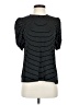 Modern Works Black Short Sleeve Top Size S - photo 1