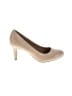 Comfort Plus by Predictions 100% Leather Tan Heels Size 6 - photo 1